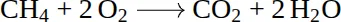 Rendered example of a chemical reaction.