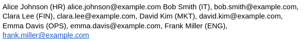 User selecting data in a PDF document, highlighting text to be copied.