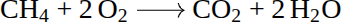 Rendered example of a chemical reaction.